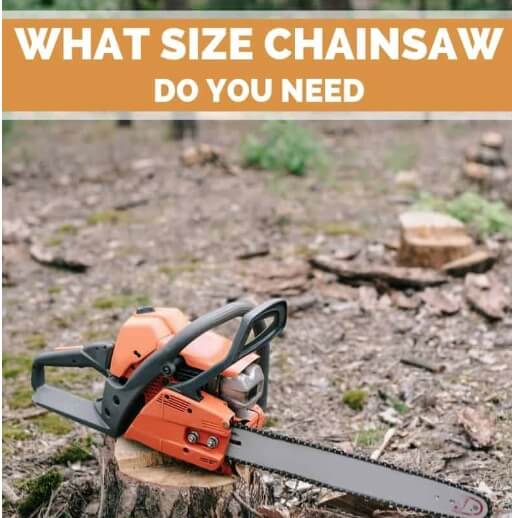 What Size Chainsaw Do I Need? The Right Size For The Job!