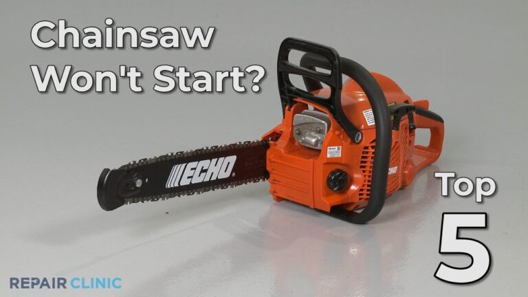 Stihl Chainsaw Won’T Start Has Spark And Fuel
