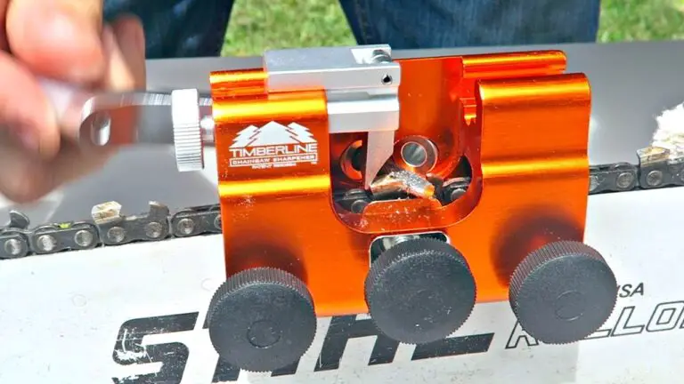 How to Use a Timberline Chainsaw Sharpener?