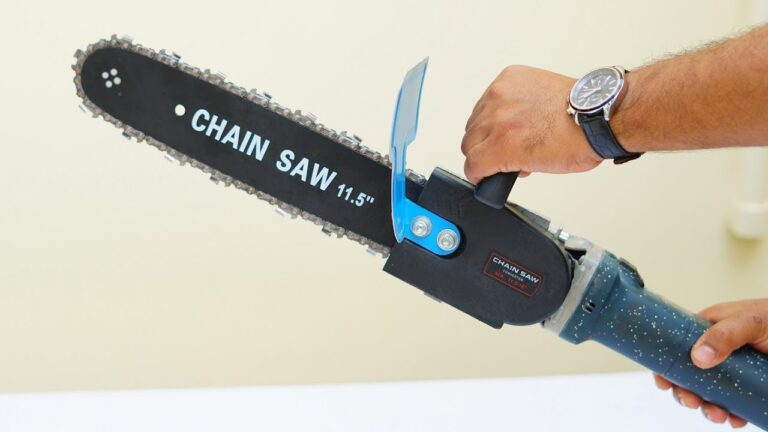 How to Sharpen a Chainsaw With a Grinder without Damaging