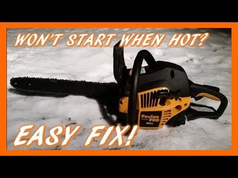 Poulan Pro 42Cc Chainsaw Troubleshooting – With Easy Fixes