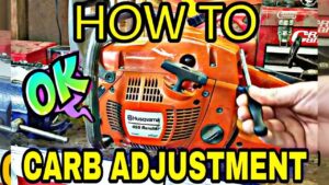Tuning a Chainsaw With a High And Low Setting
