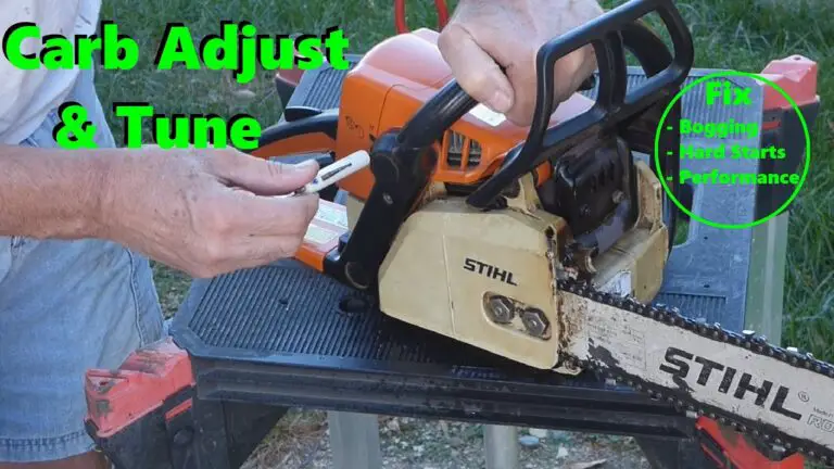 How to Tune a Stihl Chainsaw