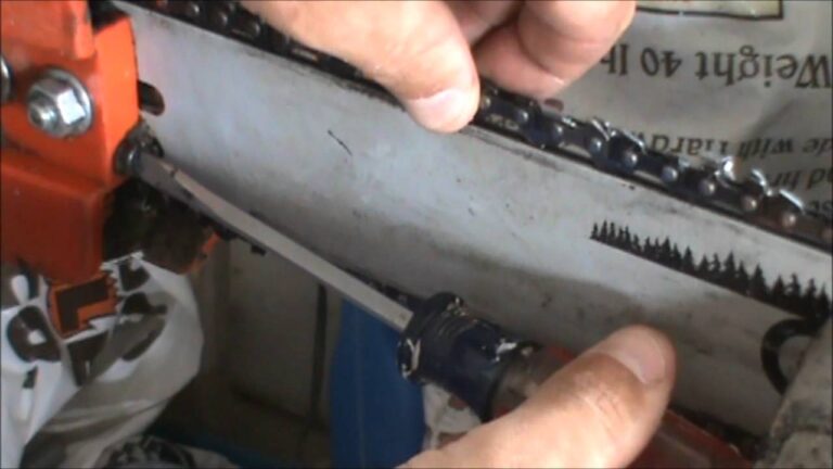 How to Fix Chain on Chainsaw
