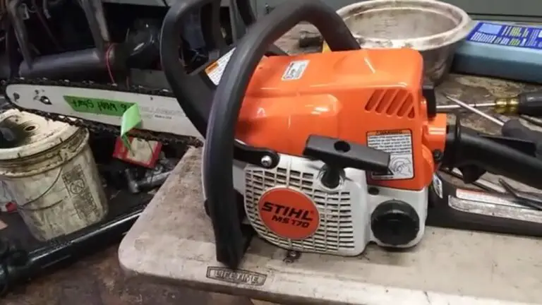How to Tighten Chain on Stihl Ms170