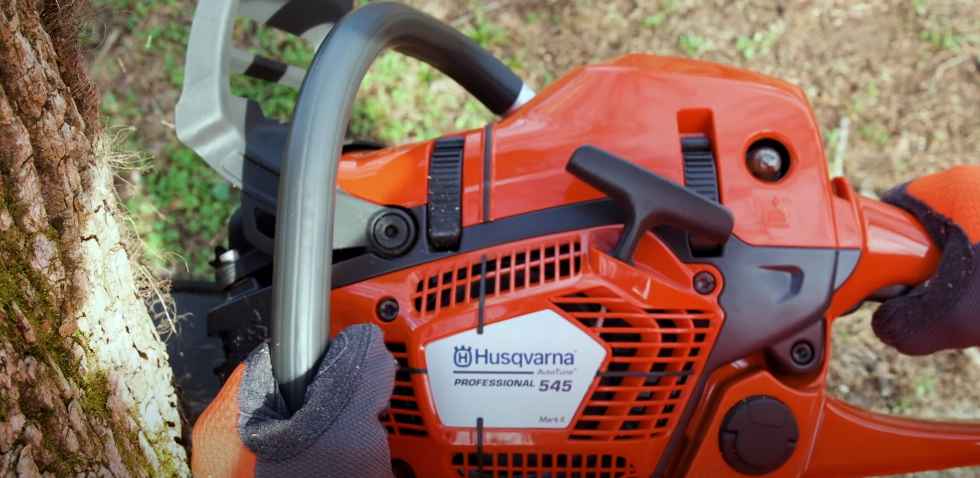 Husqvarna Chainsaw on off Switch Position