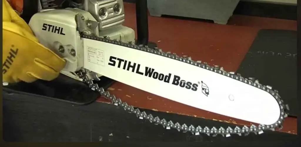 How to Tighten Chain on Stihl Ms180C
