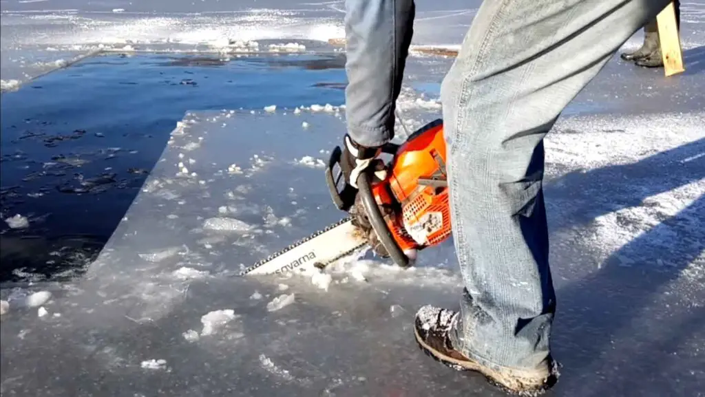 Can You Use a Chainsaw to Cut Ice