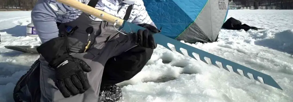 How Do You Cut a Large Hole in Ice