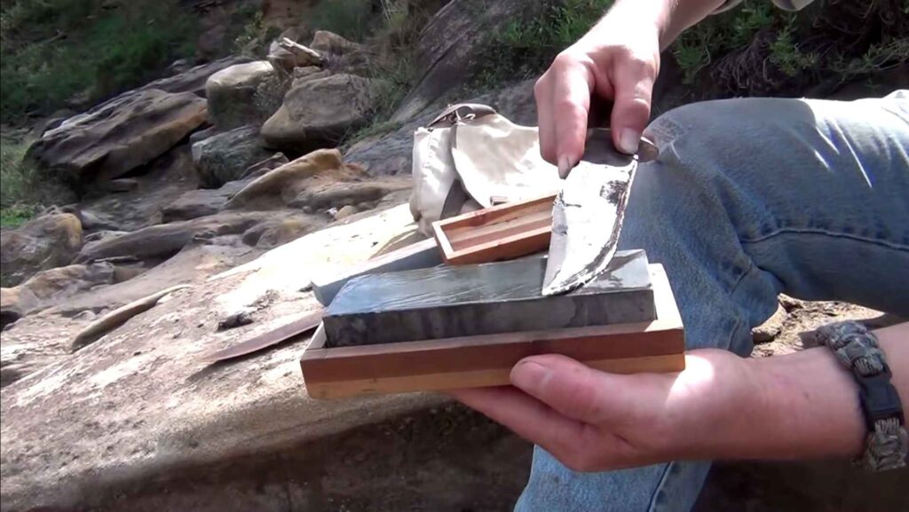 How to Sharpen a Large Bowie Knife