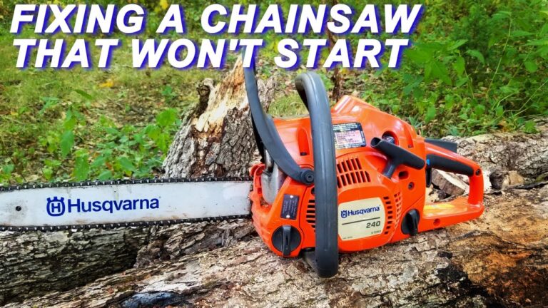 Why Will My Husqvarna Chainsaw Not Start
