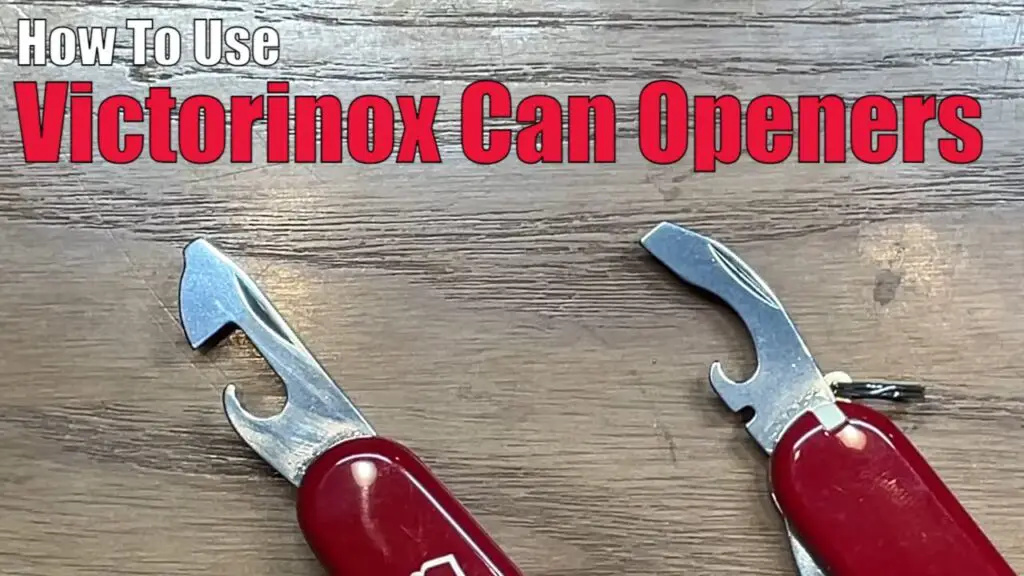 How to Use Swiss Army Knife Can Opener